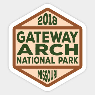 Gateway Arch National Park badge Sticker